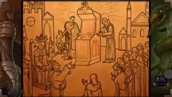 Cursed Castilla Saints adoring the arcade genre Cursed Castilla is coming to 3DS. In the medieval period, people were already adoring the arcade games.
