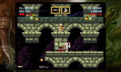 Cursed Castilla Castle stage Cursed Castilla castle stage, don ramiro is above an enemy guard