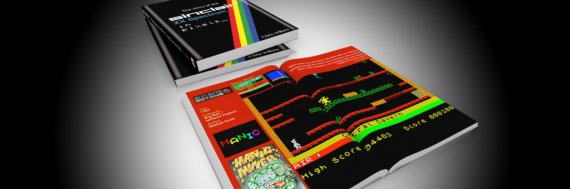 First volume of 'The Story of the ZX Spectrum in pixels' a popular magazine back in the days
