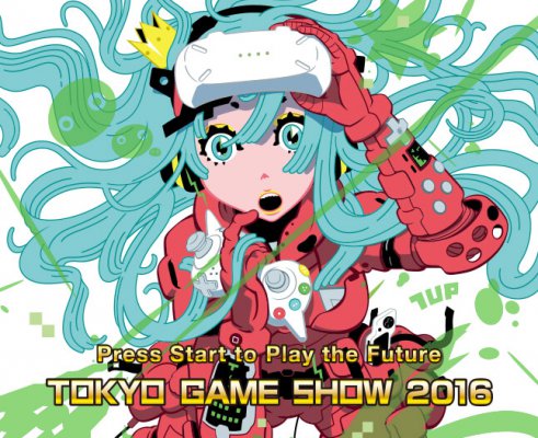 Tokyo Game Show anime girl 2016
