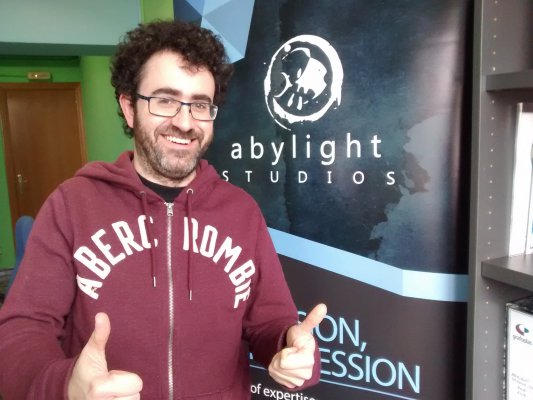 Ramon Nafria, also known as NaeVal, will be waiting for you at the Abylight stand