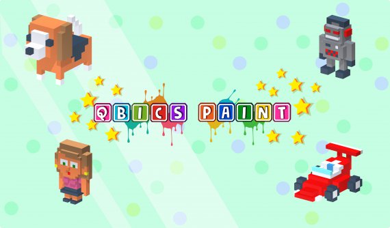 Qbics Paint wallpaper, get ready to be a great artist and unleash all your creativity in this awesome de-stressing game