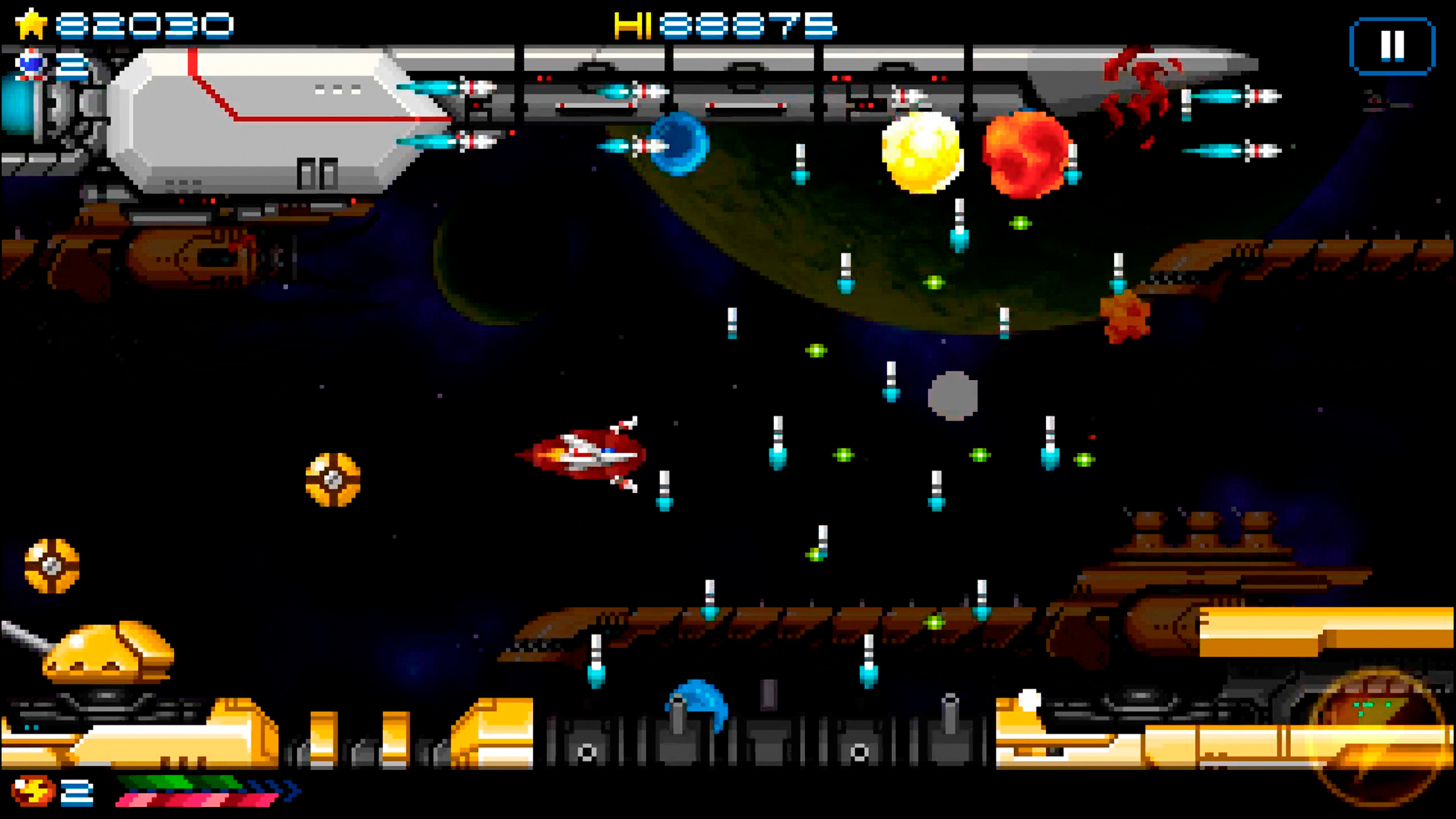Super_Hydorah_iOS_iPhone super hydorah screenshot iOS, shmup, shoot'em up, arcade, indie, mobile