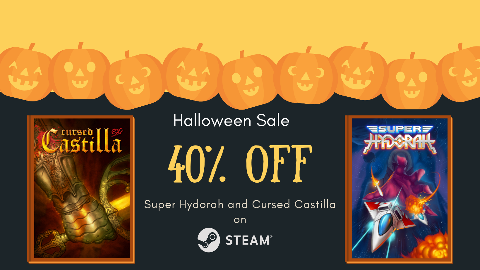 Orange Halloween Birthday Facebook Event Cover
