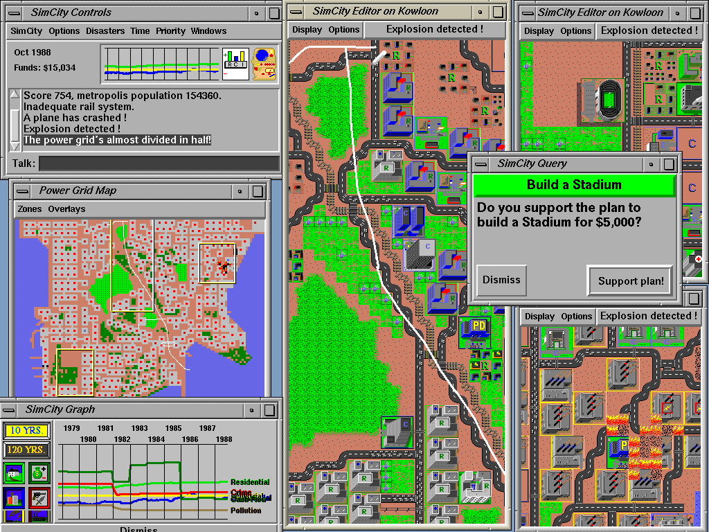 Vista de SimCity