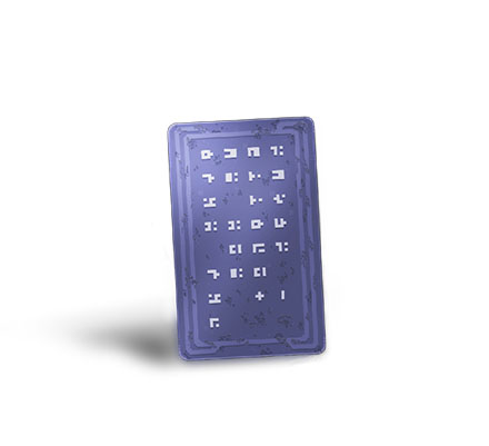Lenticular Rosetta Stone small