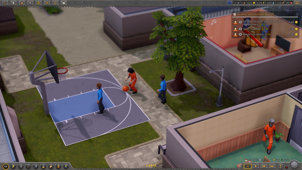 Prison Tycoon Under New Management full release prisoners playing basketball