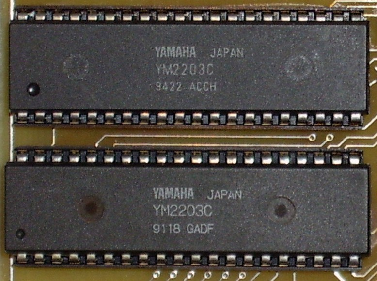 The Yamaha YM2203 chip