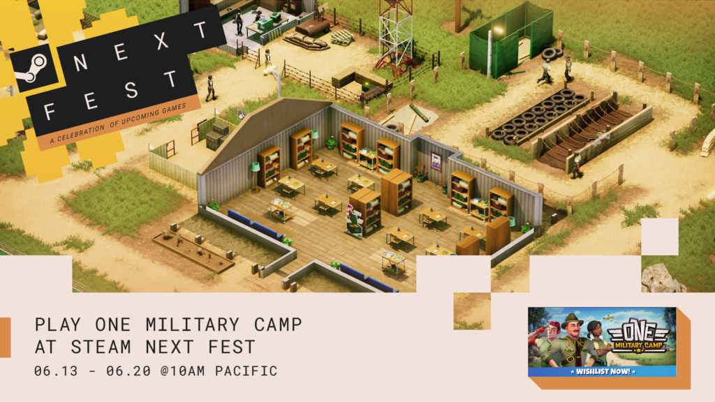 ▷ Play One Military Camp Demo at Steam Next Fest | Abylight Barcelona | Independent video game developer studio in Barcelona.
