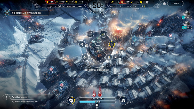 Frostpunk graphic style